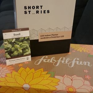 New short stories indoor LED plantar & basil seeds